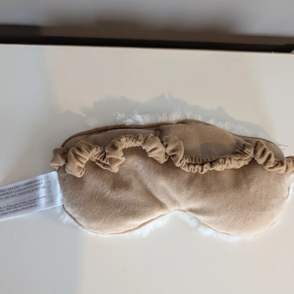 Warmies Marshmallow Brown Eye Mask